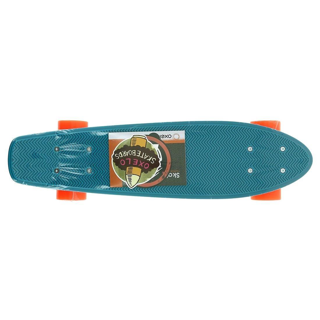 Unique Size  Cruiser Skateboard Yamba 100 - Blue/Coral, Blue Azure, , large image number 13