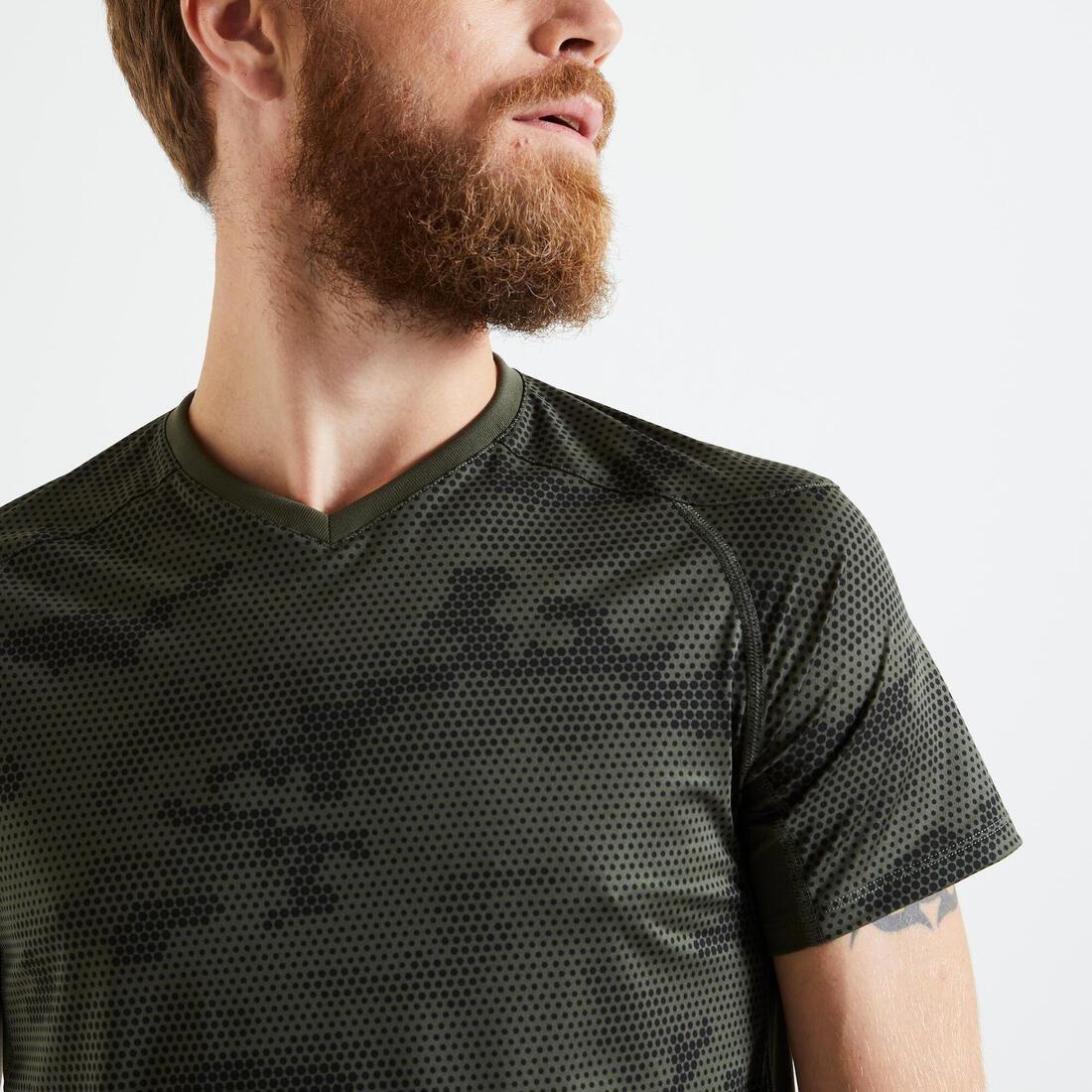 mens Technical Fitness T-Shirt, Black, No Color, large image number 8