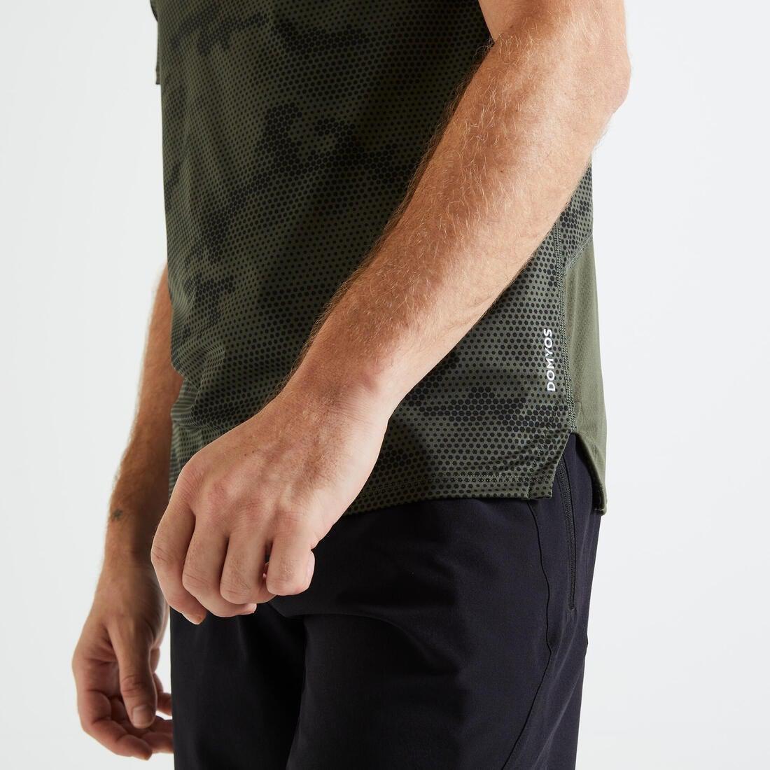 mens Technical Fitness T-Shirt, Black, No Color, large image number 10