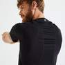 DOMYOS - Small  Technical Fitness T-Shirt - Solid, Black