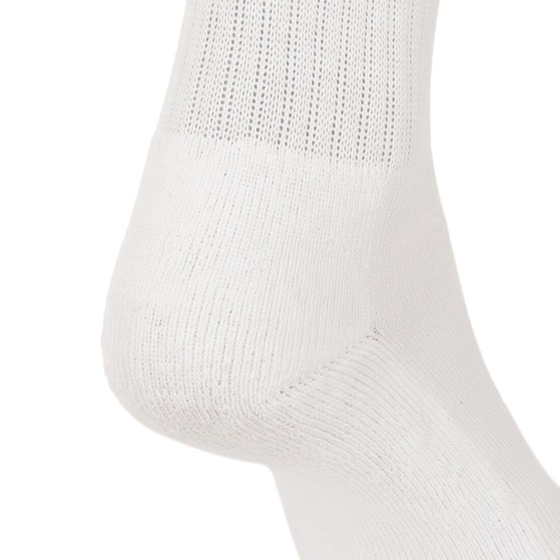 Basic High Tennis Socks Tri-Pack - White, No Color, large image number 7