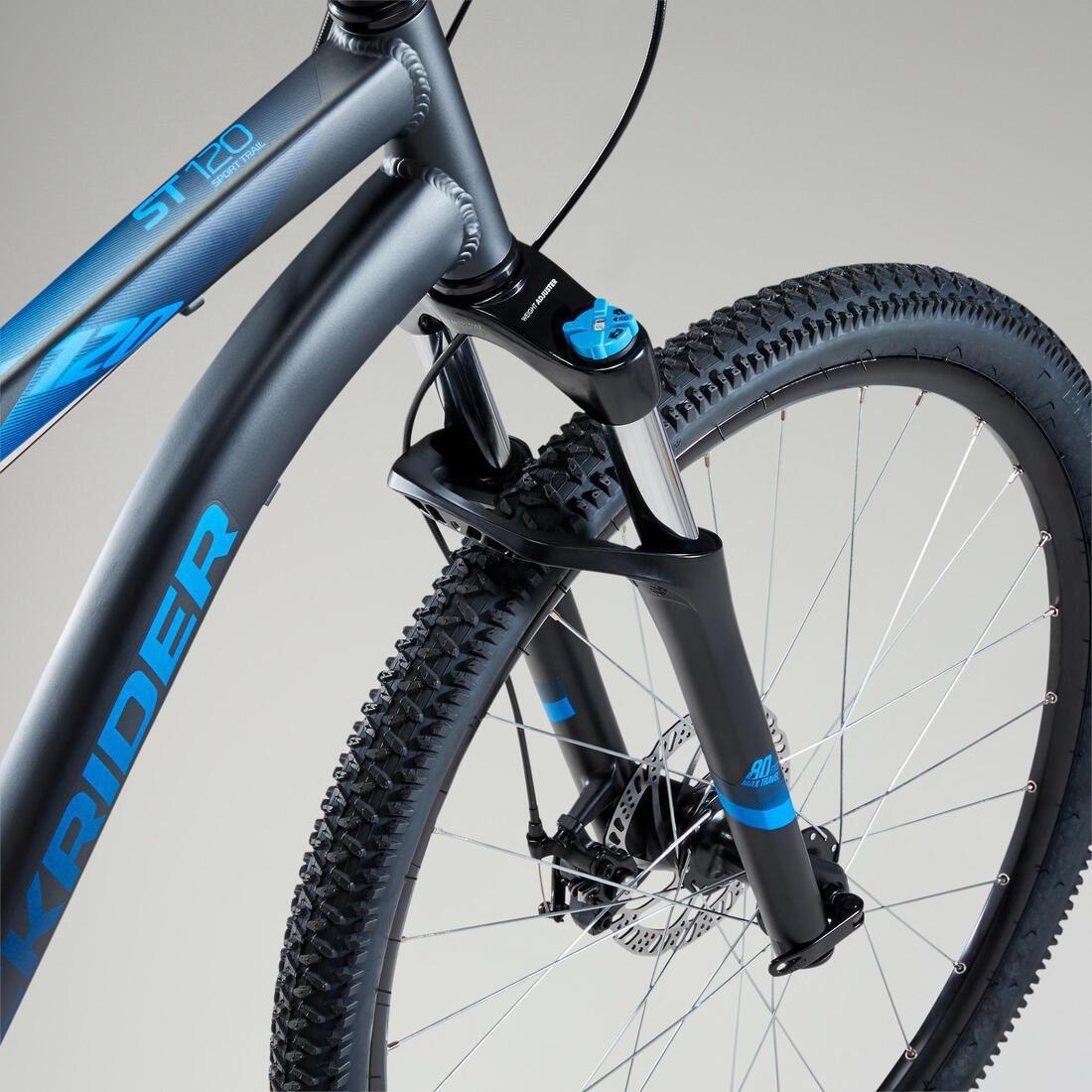 165-174Cm 27.5 Mountain Bike St 120, Black, , large image number 6
