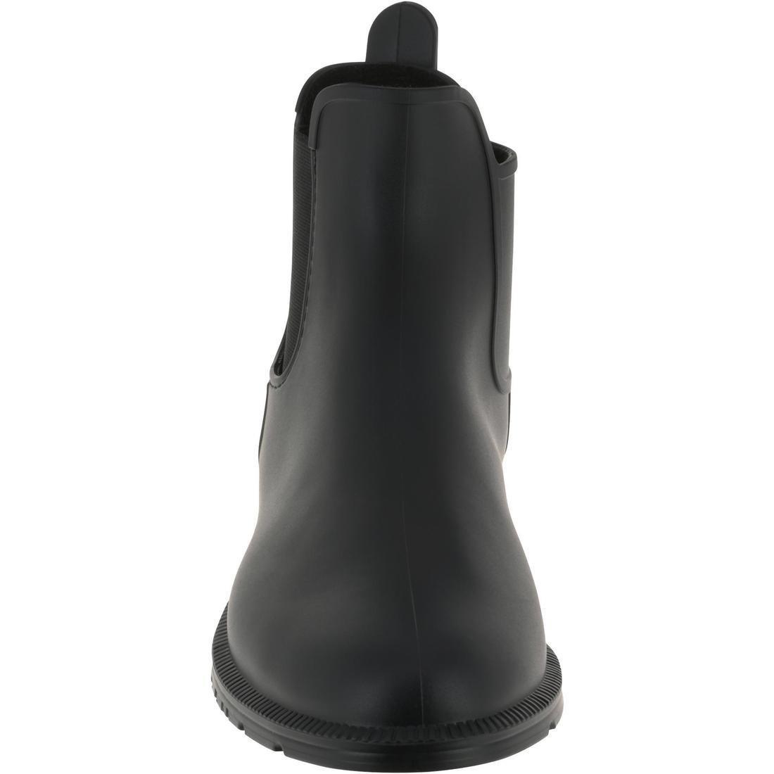 Adult Schooling Horse Riding Jodhpur Boots - Black, No Color, large image number 4