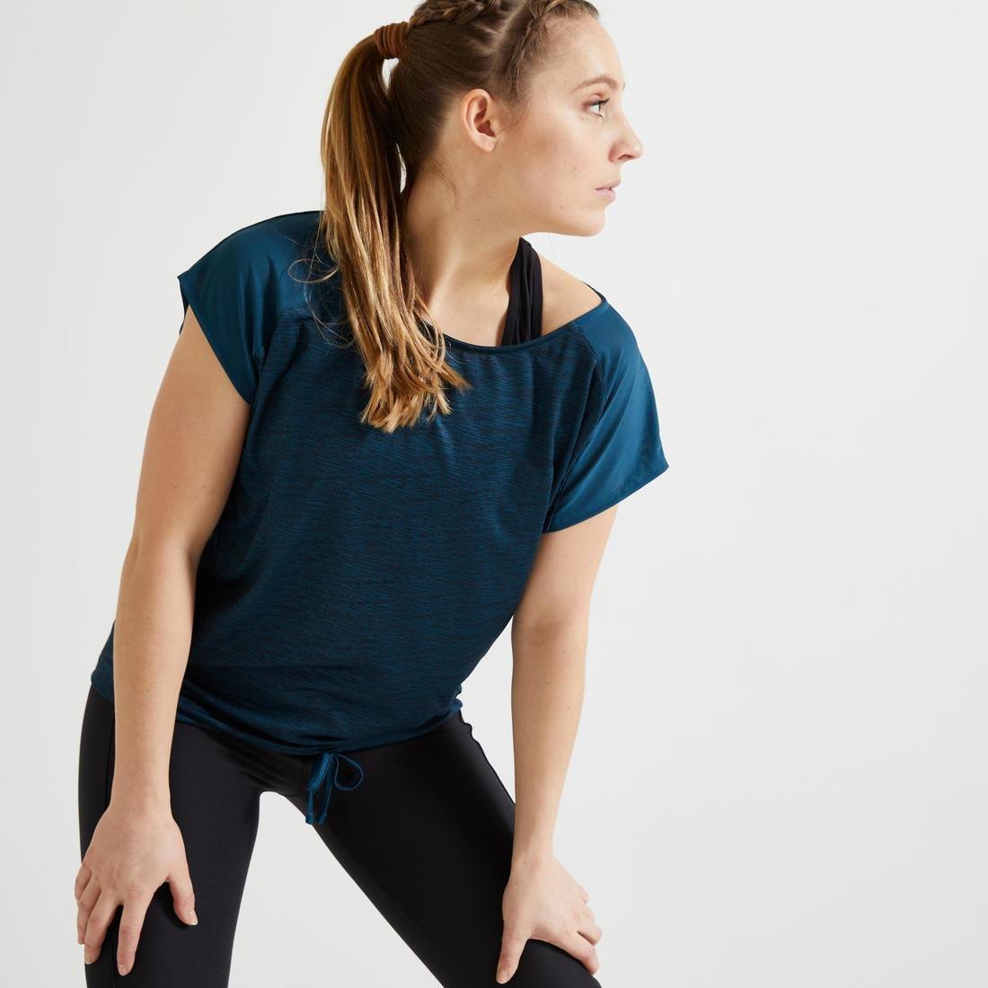 Small  Loose Fitness T-Shirt, Dark Blue, , large image number 1