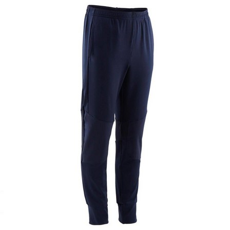 DOMYOS - 14-15 Years Kids' Light Breathable Loose-Fit Jogging Bottoms, Navy Blue