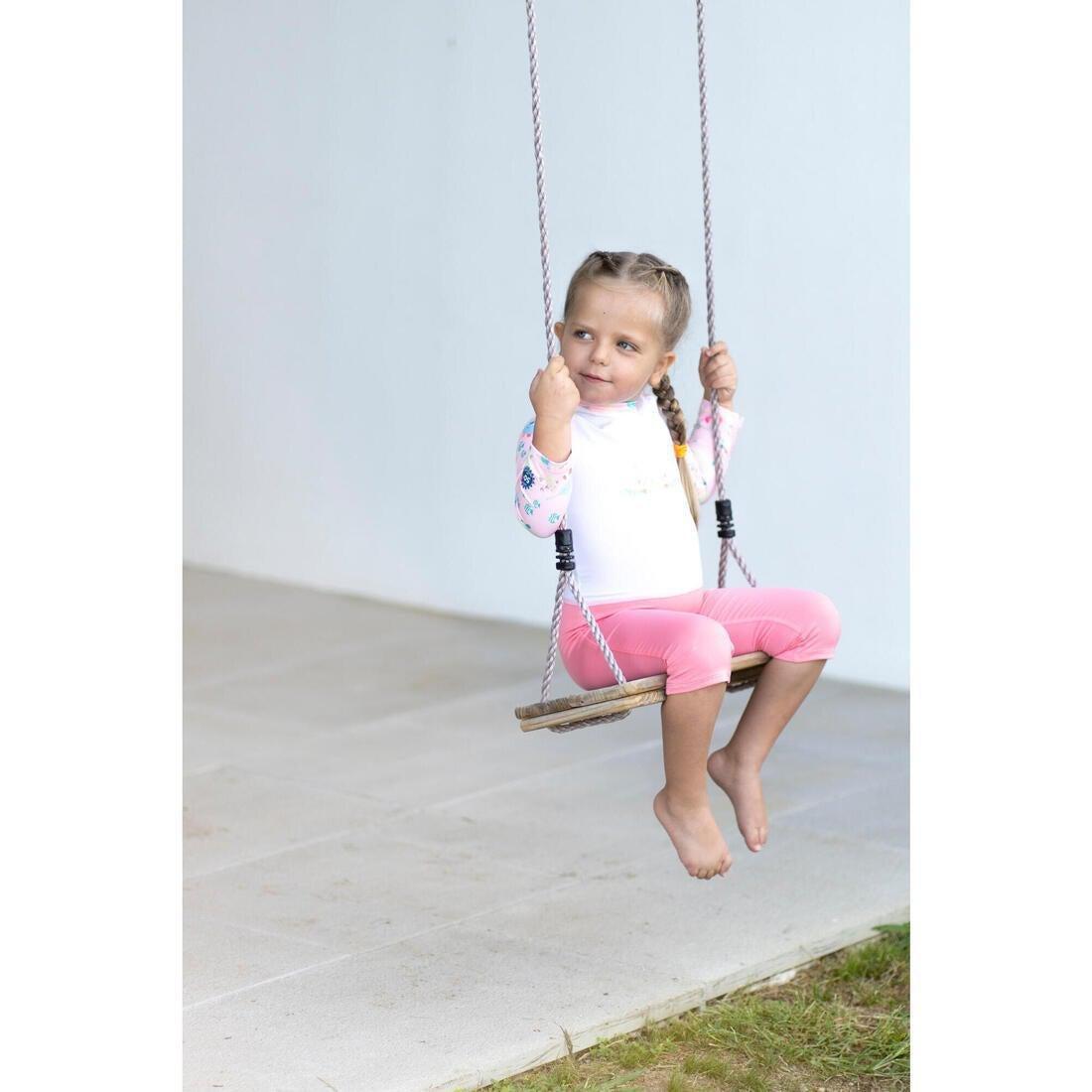 Baby Swimming Long Sleeve V-Protection Sit Print, Navy, No Color, large image number 13