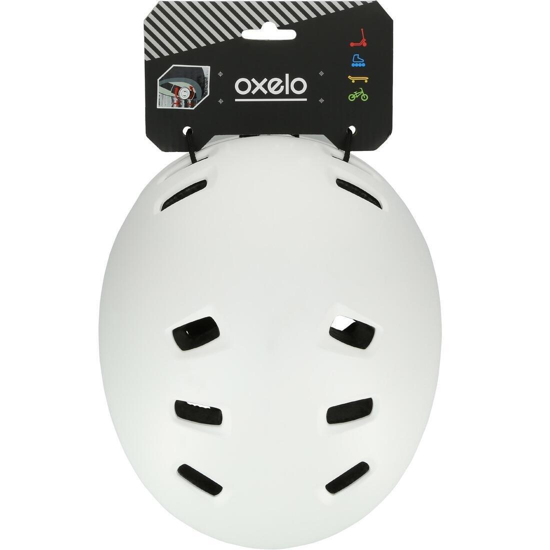 MF 5 Inline Skating, Skateboarding, Scootering and Cycling Helmet - White, No Color, large image number 7
