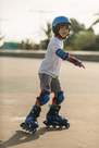 OXELO - XS  Kids' Set of Inline Skate Protectors Play, Black