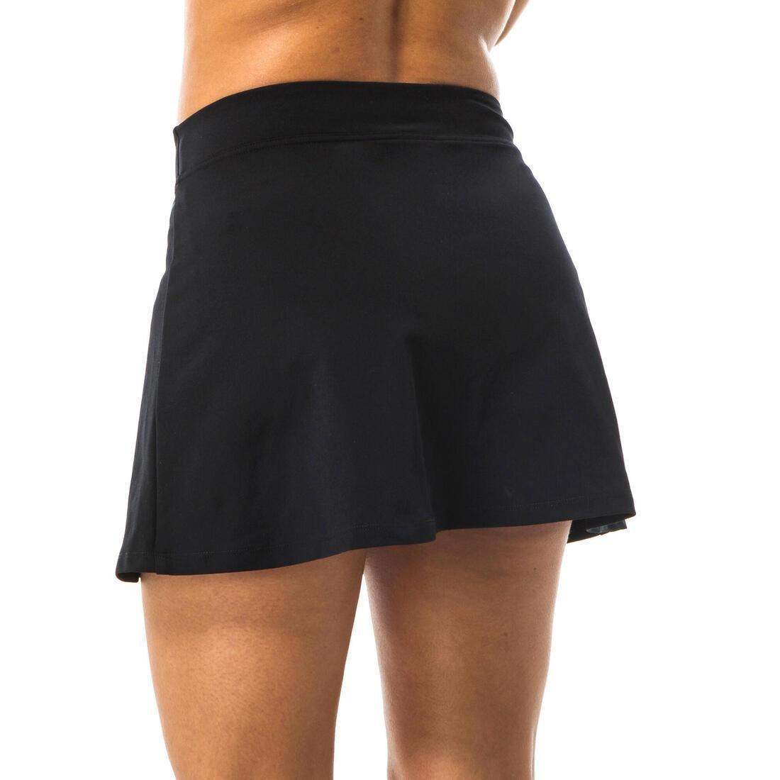 Small/Medium Una Swimming Skirt, Black, , large image number 1
