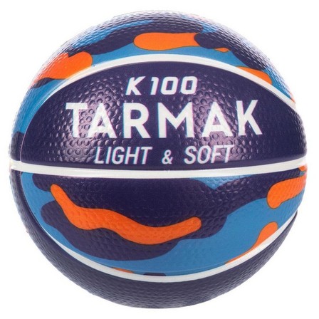 TARMAK - كرة سلة فوم صغيرة ك.100 للأطفال مقاس 1 (حتى 4 سنوات)، أرجواني