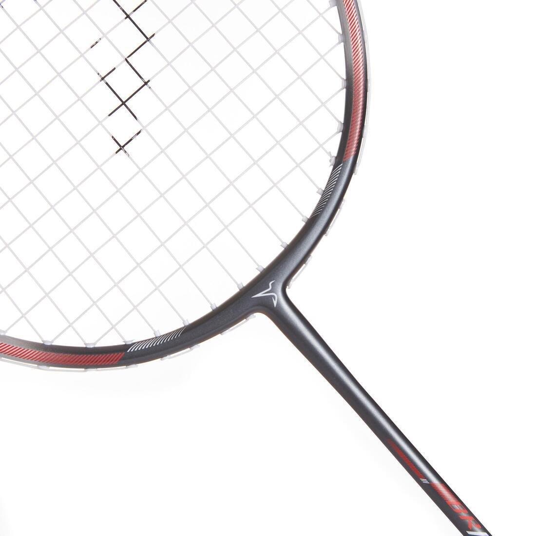 Adult Badminton Racket BR 190 Silver Carbon, , large image number 3