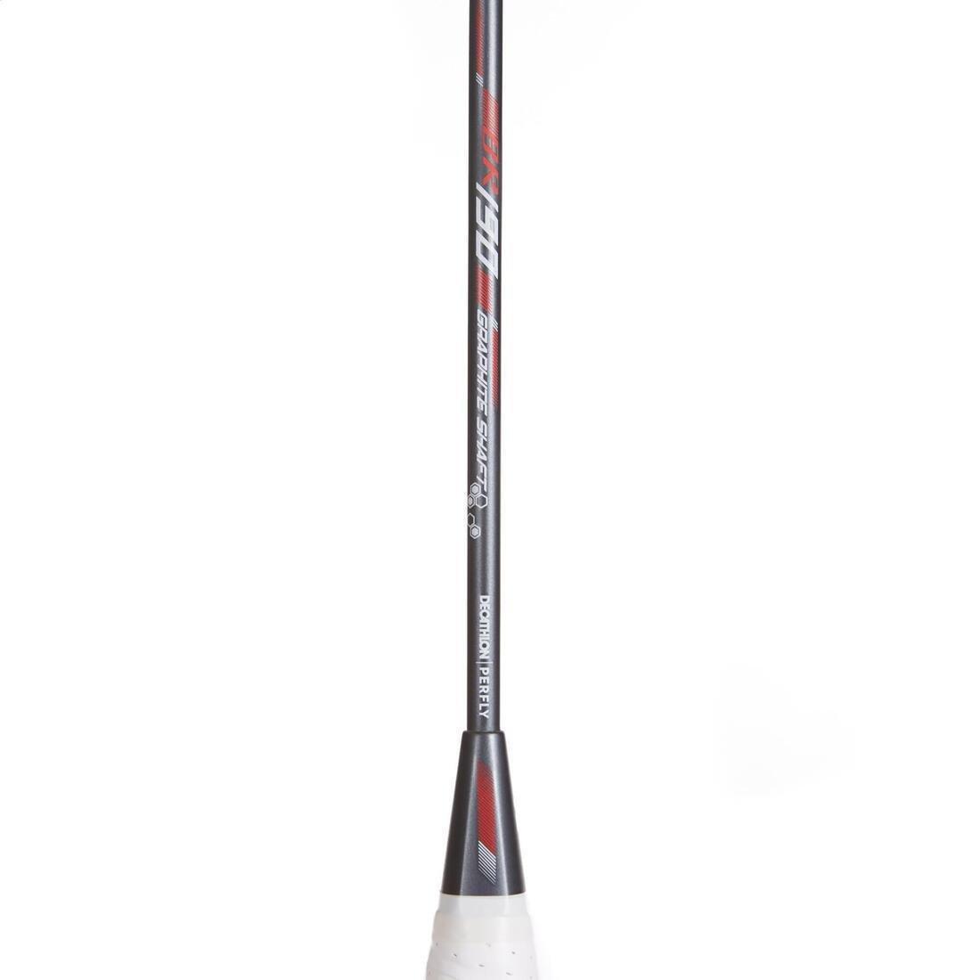 Adult Badminton Racket BR 190 Silver Carbon, , large image number 9