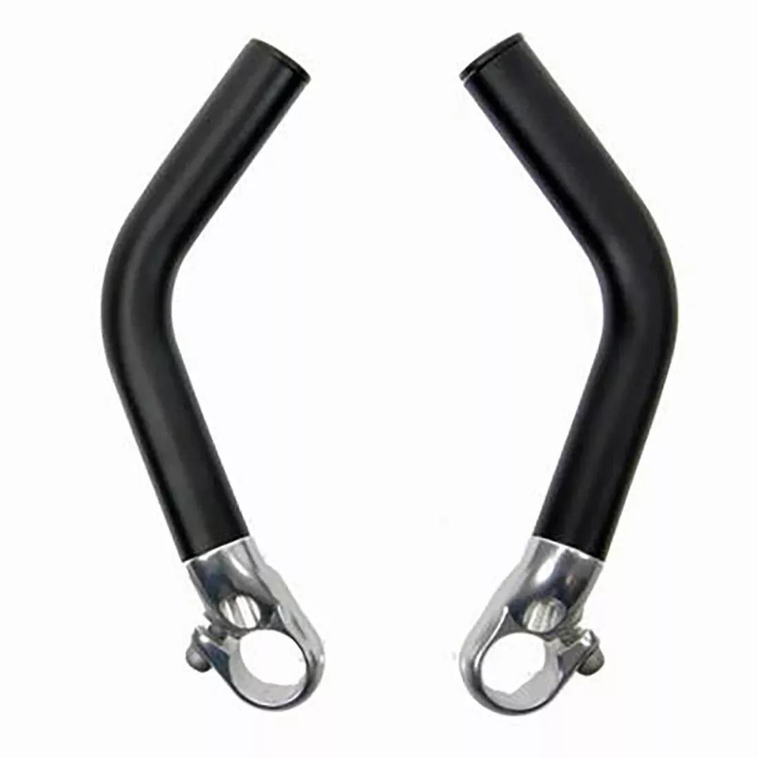 3-Position Long Bar Ends, Black, No Color, large image number 0