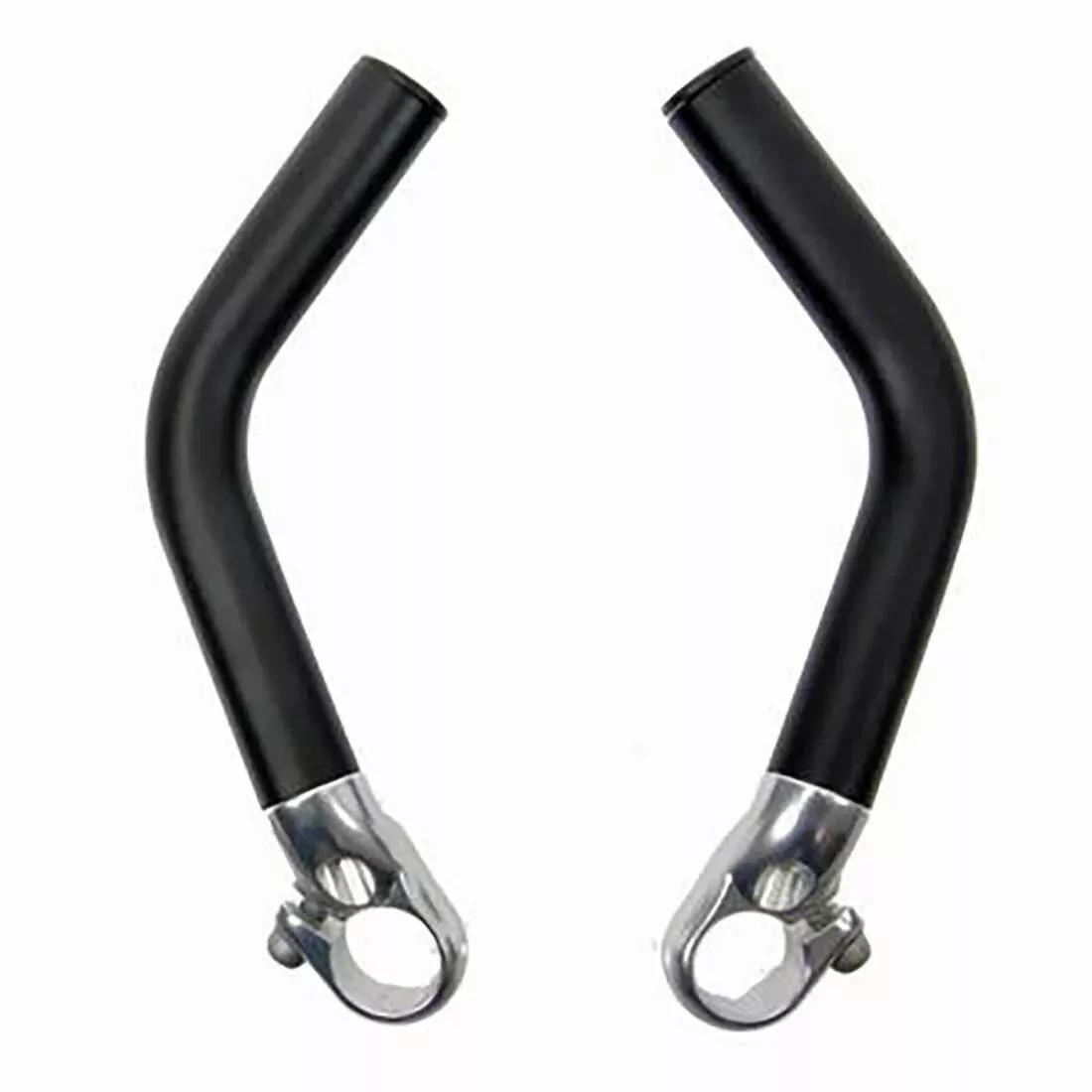 DECATHLON - 3-Position Long Bar Ends, Black