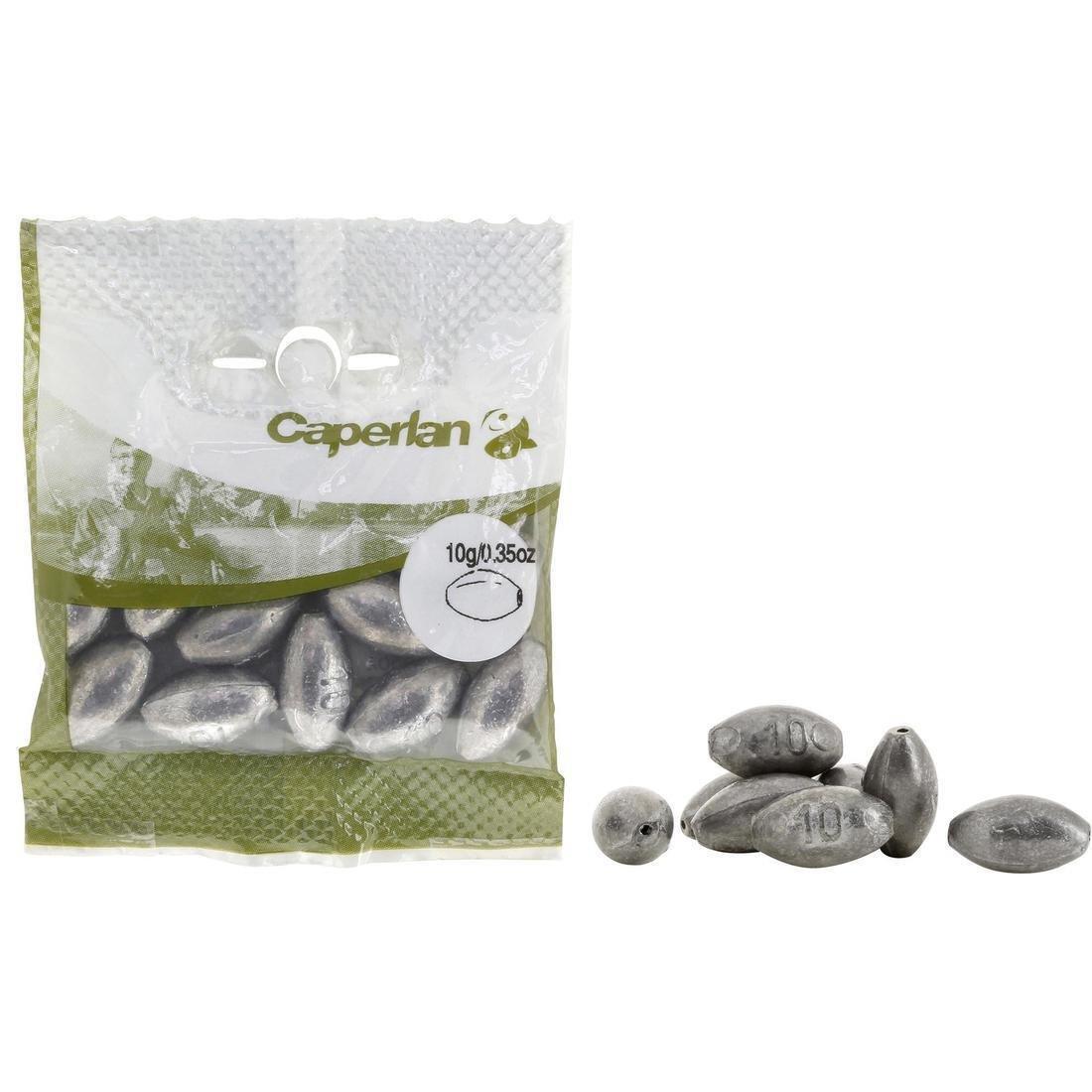 Fishing Drilled Rounded Olive Sinkers, , medium