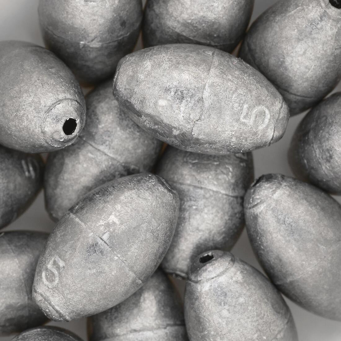 Fishing Drilled Rounded Olive Sinkers, , large image number 0