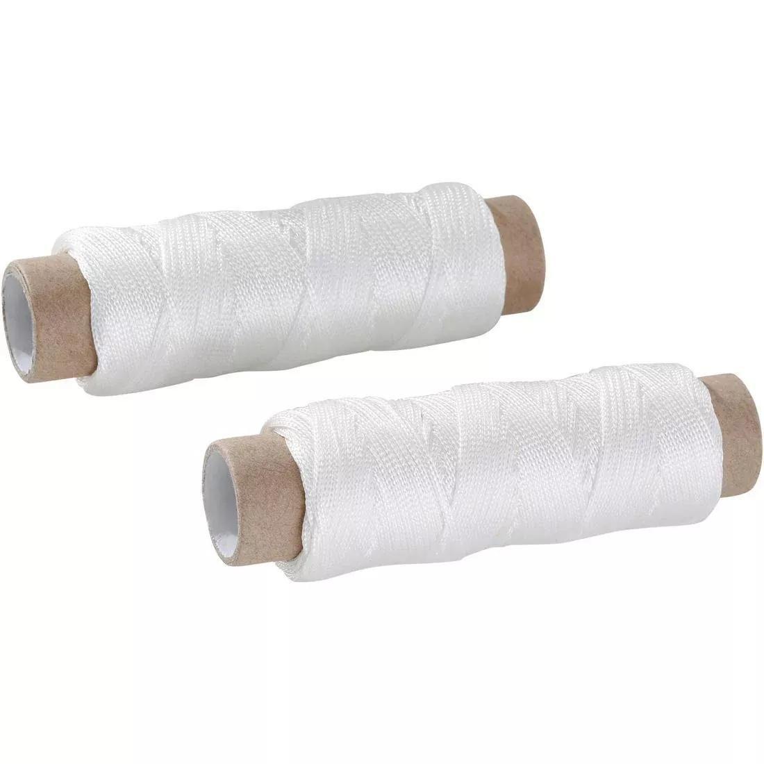 2 X 25 M Polyester Kite Lines, White, No Color, large image number 2