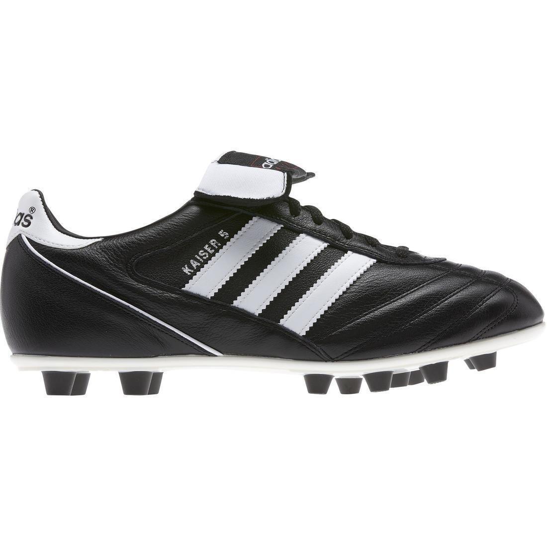 Adult Firm Ground Football Boots Kaiser Fg, Black, , large image number 0