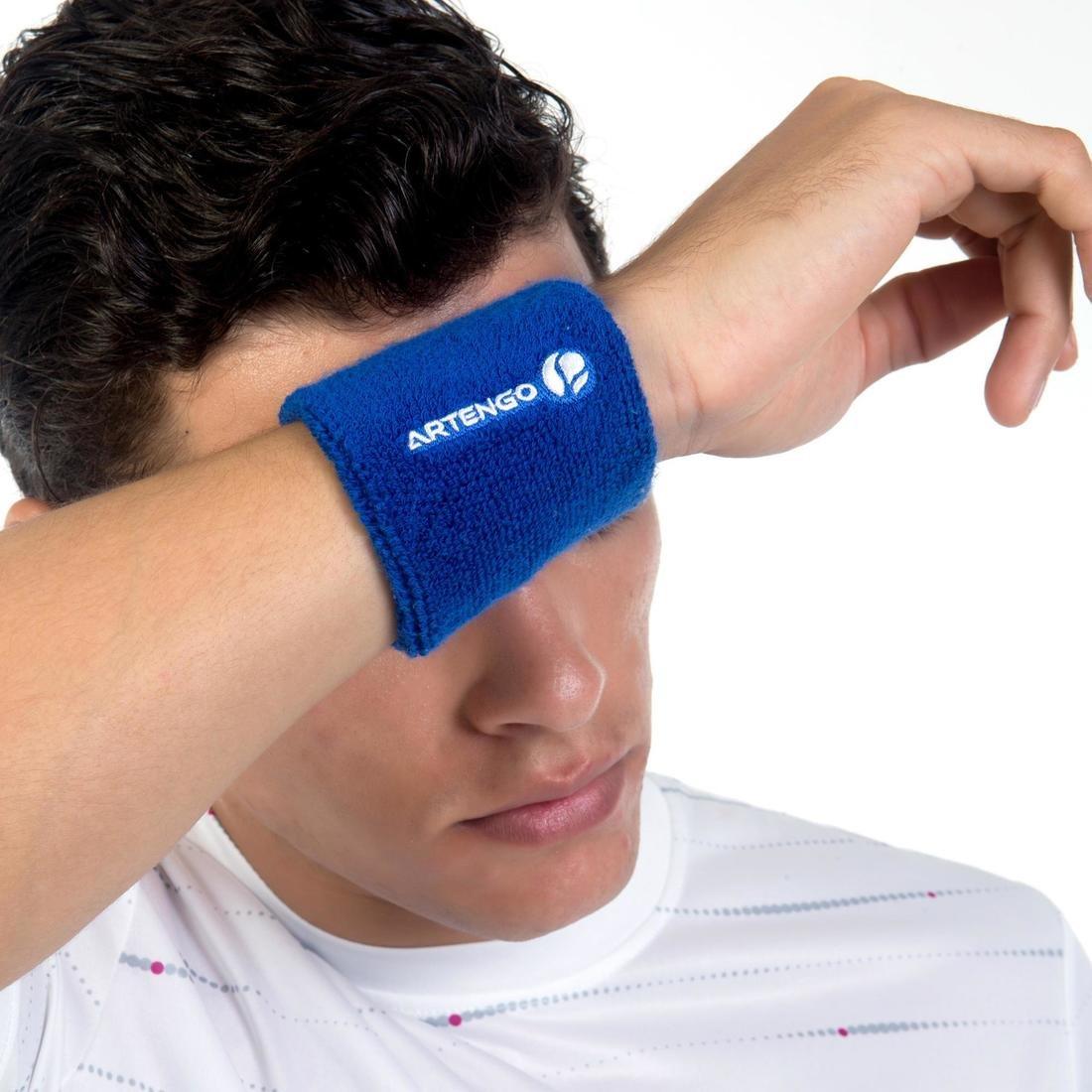 TP 100 Tennis Wristband, Electric Blue, No Color, large image number 10