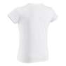 DOMYOS - 6-7Y  Girls' Short-Sleeved Gym T-Shirt, Magenta