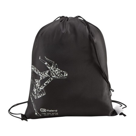 KIPRUN - Drawstring Shoe Bag Running Backpack, Black