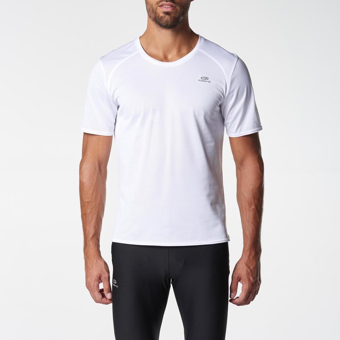 Ekiden men's running T-shirt, Snow White, No Color, large image number 1