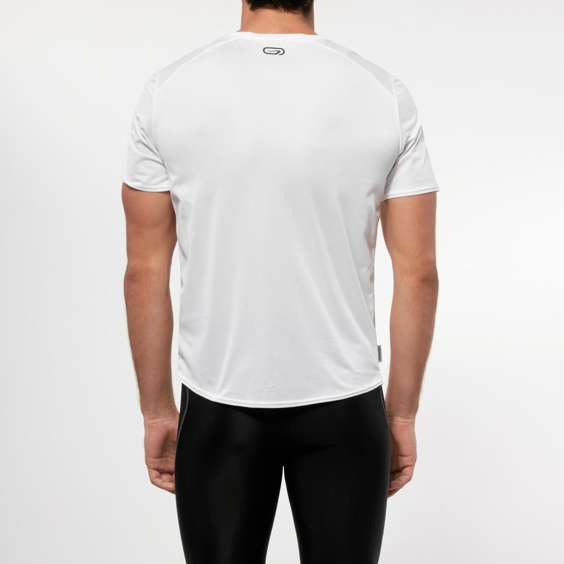 Ekiden men's running T-shirt, Snow White, No Color, large image number 4