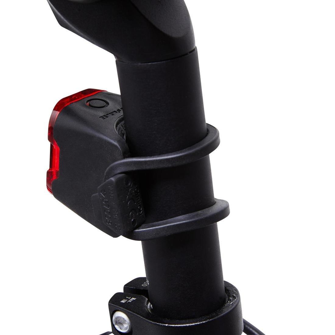 Unique Size  Rear USB LED Bike Light RL 500, Black, , large image number 12