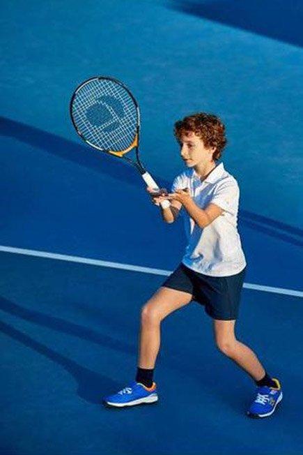 5-6Y 100 Kids' Tennis Polo - White, , large image number 1