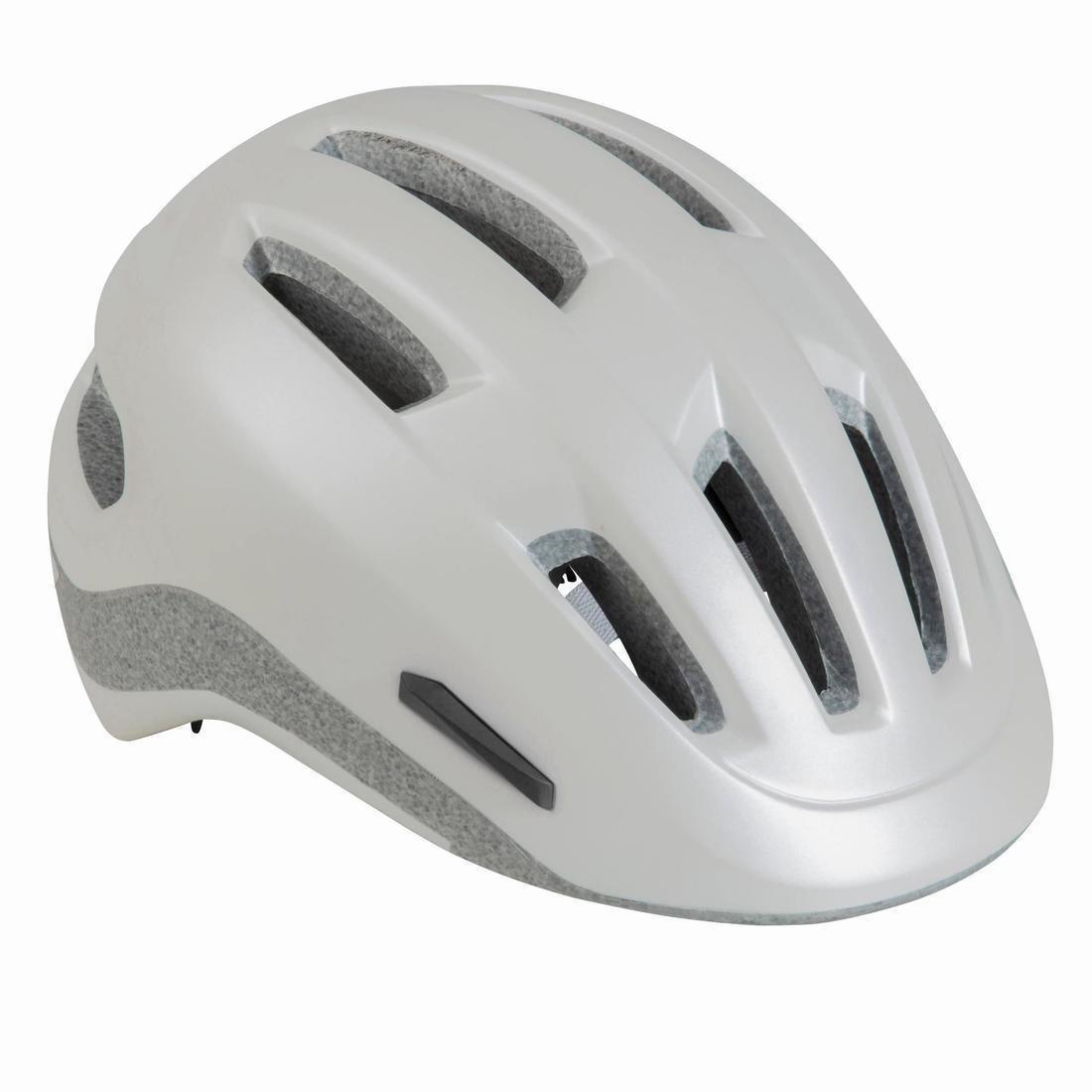 Medium  500 City Cycling Helmet, Black, , large image number 1
