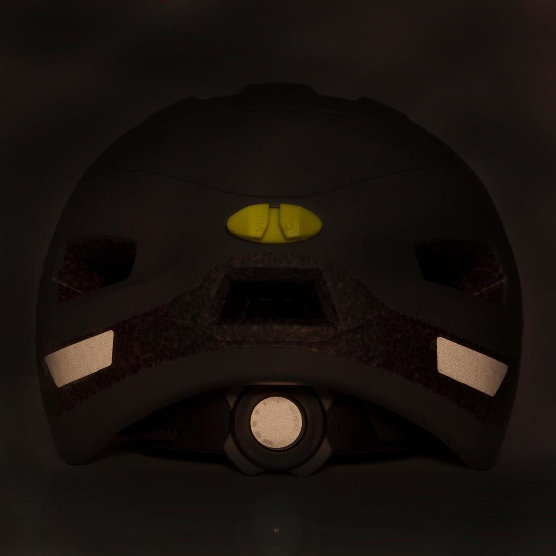 Medium  500 City Cycling Helmet, Black, , large image number 9