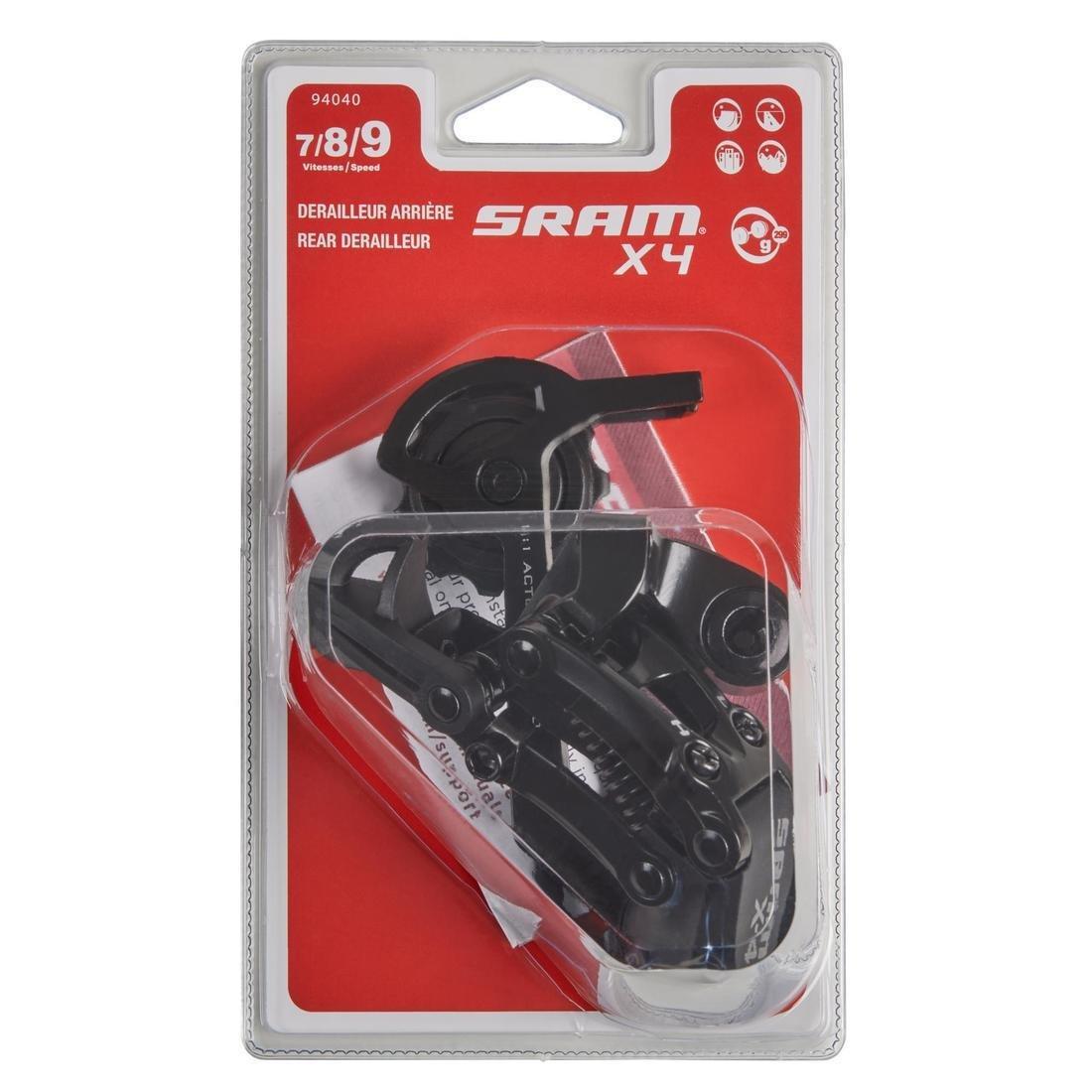 Rear Derailleur 7, to 9-Speed X4, No Color, large image number 1