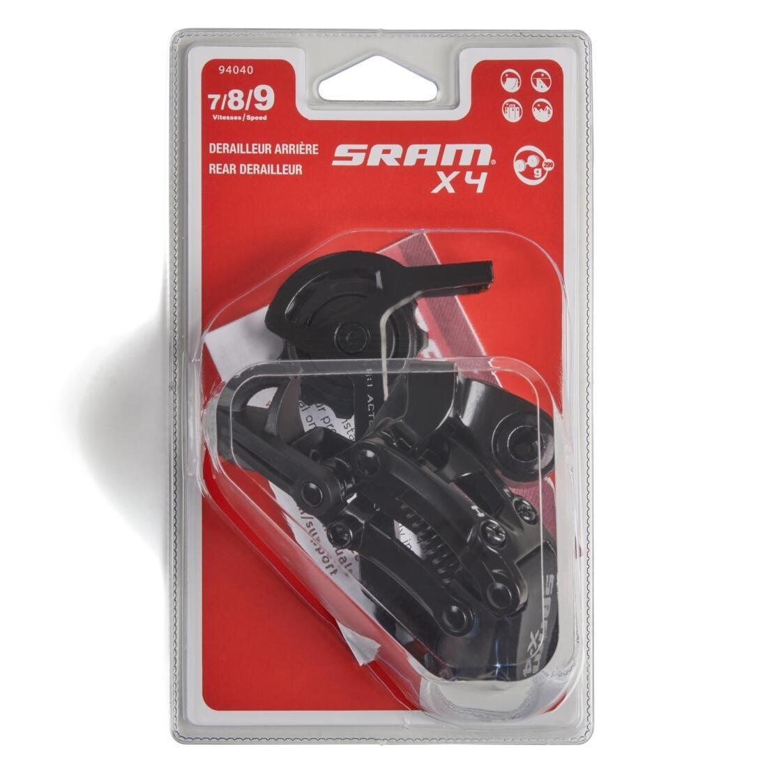 Rear Derailleur 7, to 9-Speed X4, No Color, large image number 2