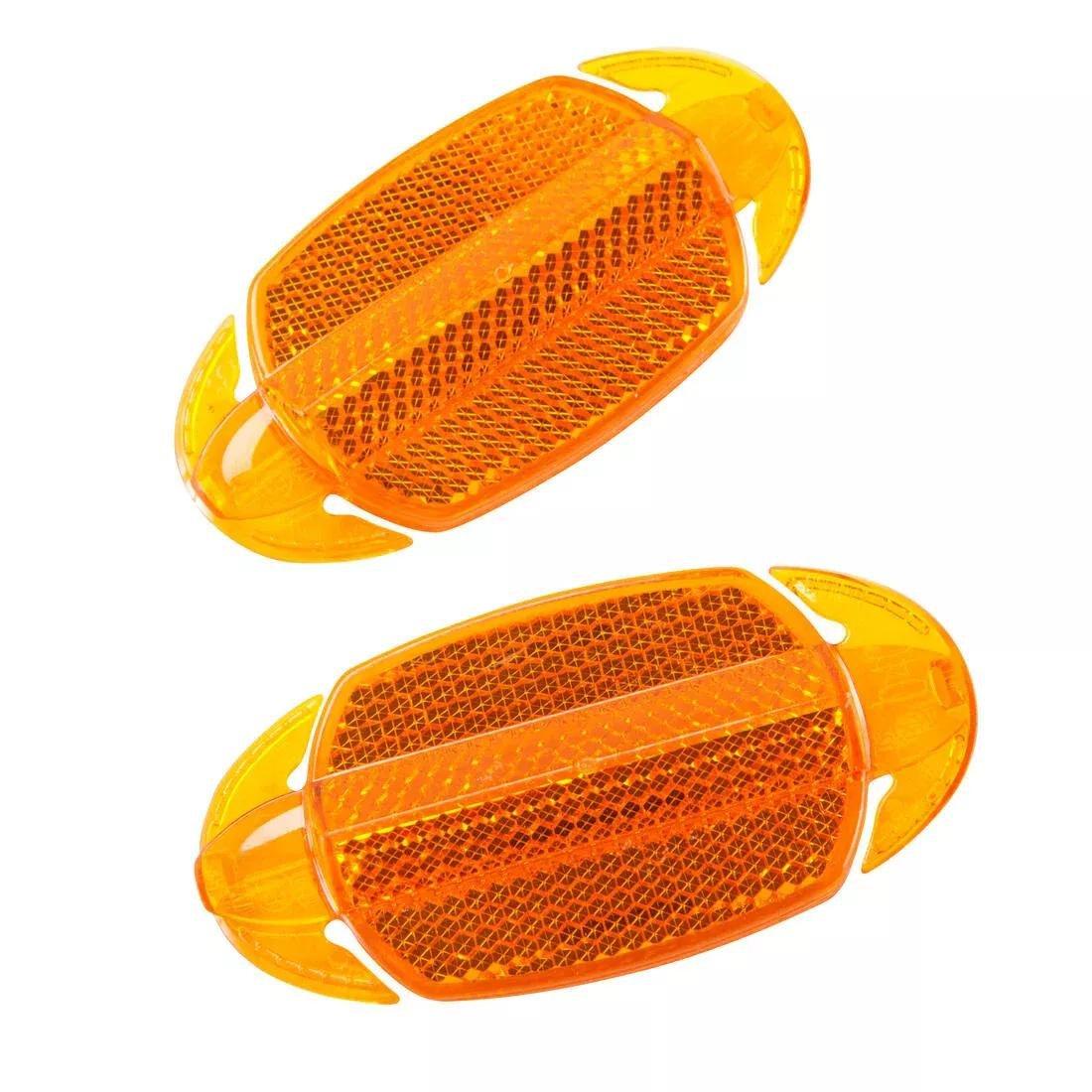 100 Bike Wheel Reflectors, No Color, large image number 0