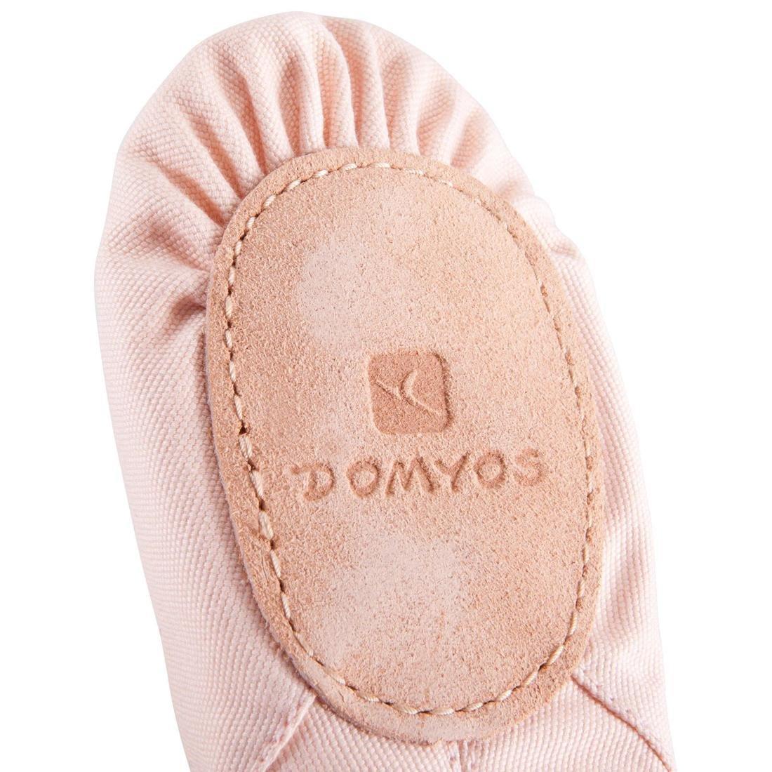 EU 33  Split-Sole Canvas Demi-Pointe Shoes, Light Pink, , large image number 9