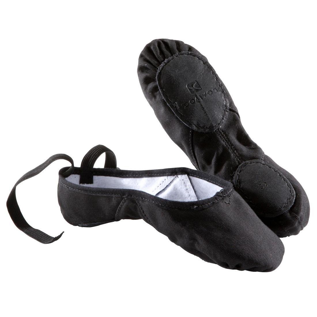 EU 33  Split-Sole Canvas Demi-Pointe Shoes, Light Pink, , large image number 13