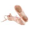DOMYOS - Eu 35  Split-Sole Canvas Demi-Pointe Shoes  , Light Pink