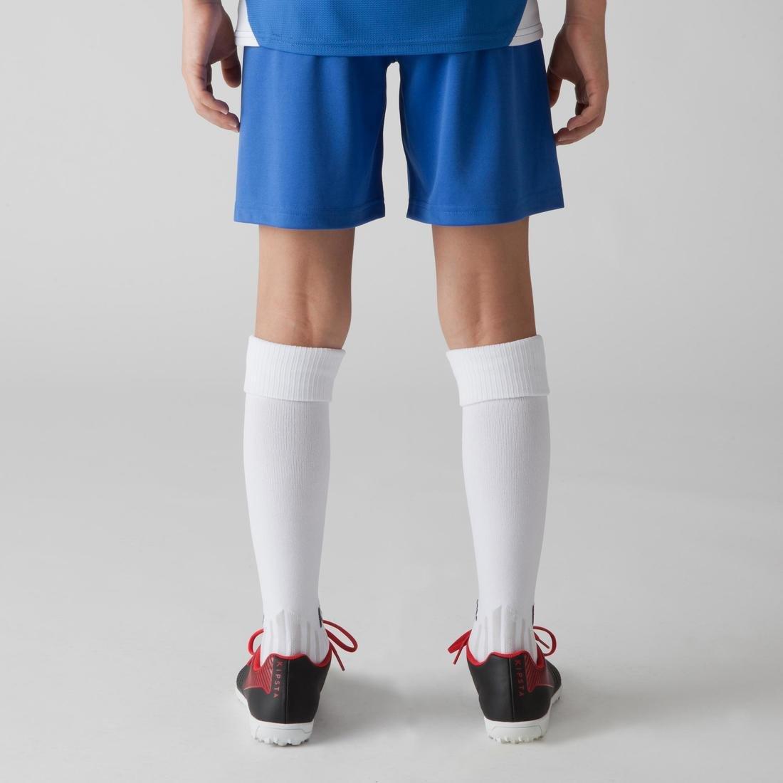 12-13 Years  F100 Kids' Football Shorts, Black, No Color, large image number 4