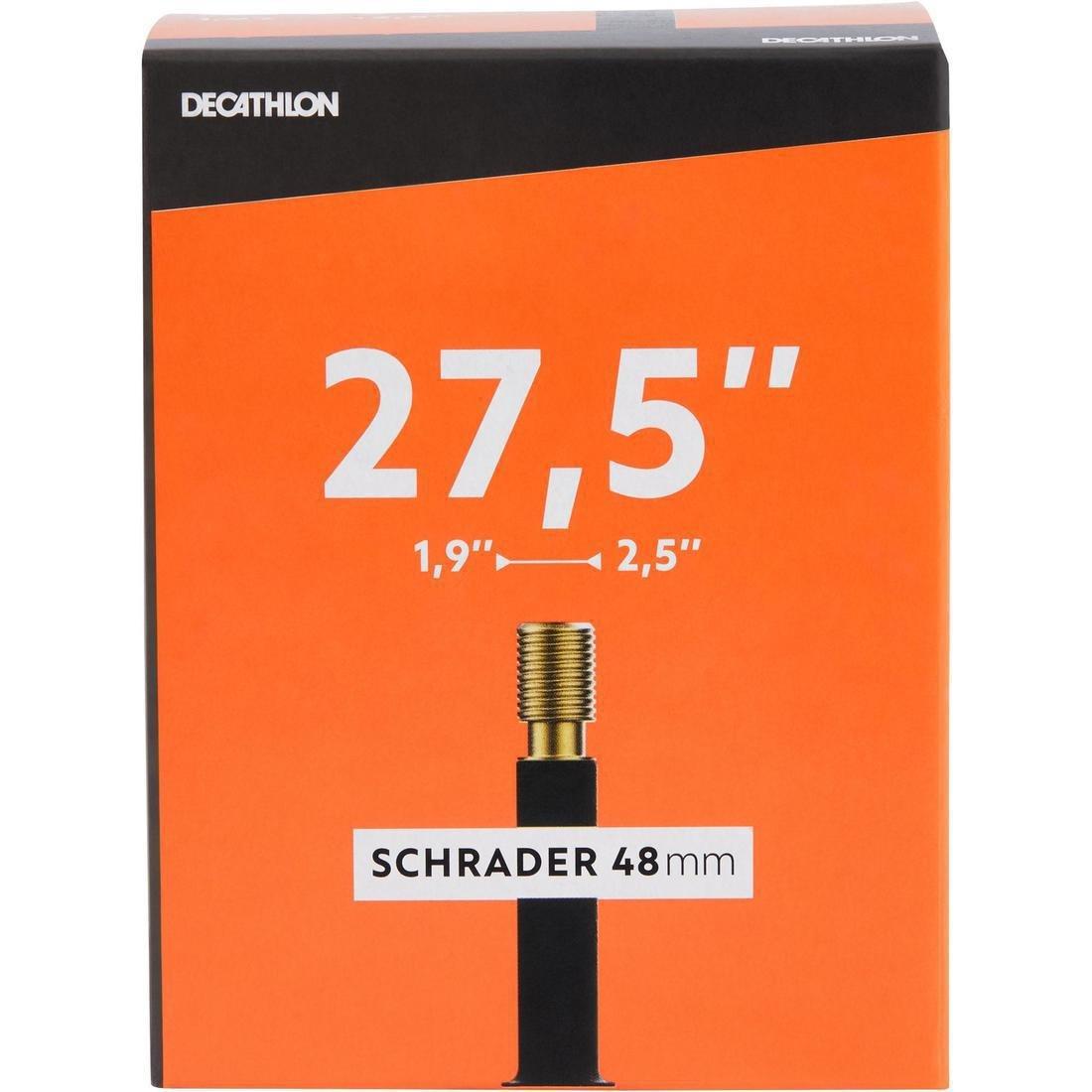 Auto Valve  27.5X1.9-2.5 Bike Inner Tube - Schrader, , large image number 0