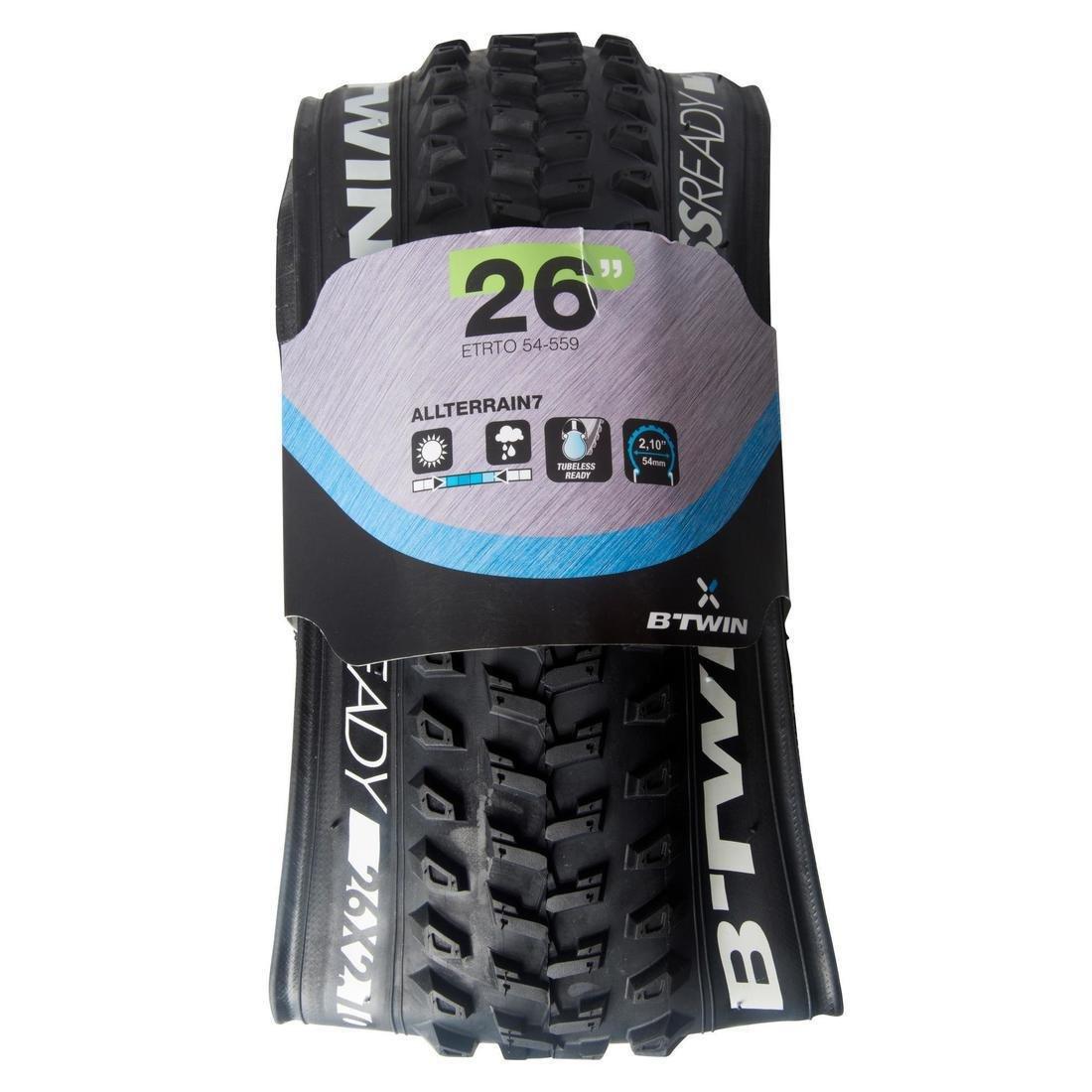 All Terrain 7 Mountain Bike Tyre - 26X2.10, , large image number 0