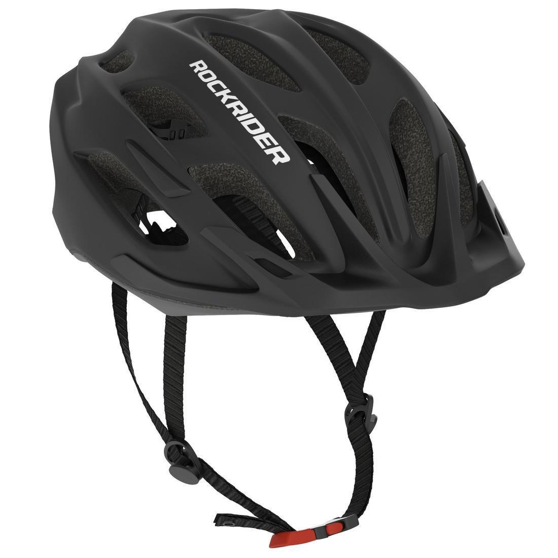 Medium  Mountain Bike Helmet 500 - Black, No Color, large image number 0