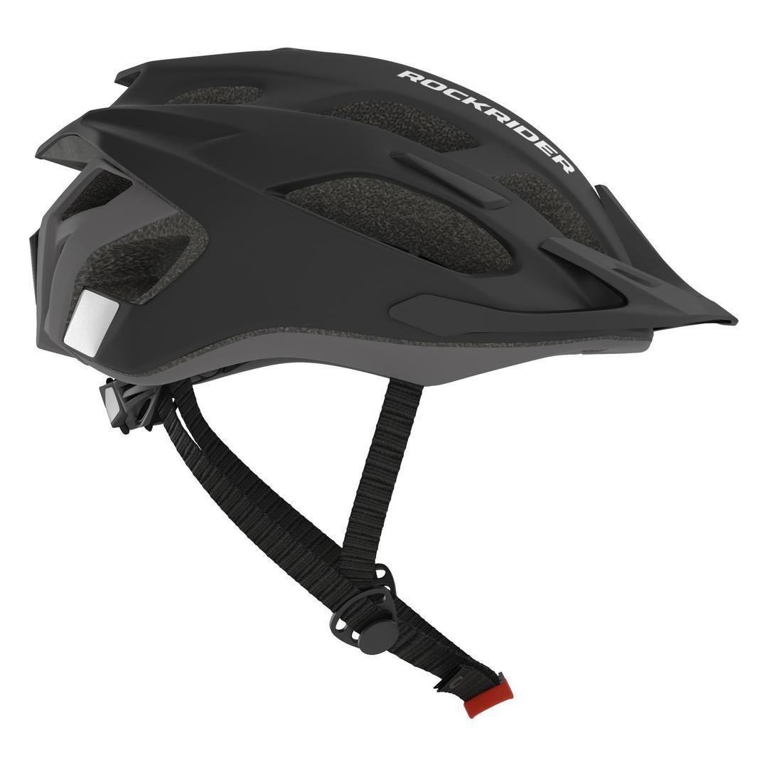 Medium  Mountain Bike Helmet 500 - Black, No Color, large image number 1