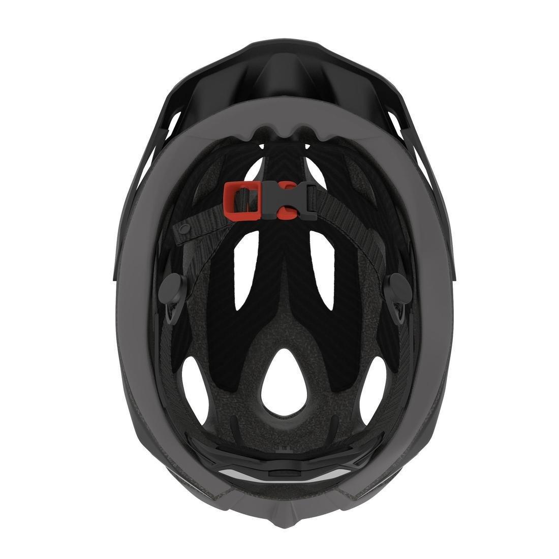 Medium  Mountain Bike Helmet 500 - Black, No Color, large image number 6