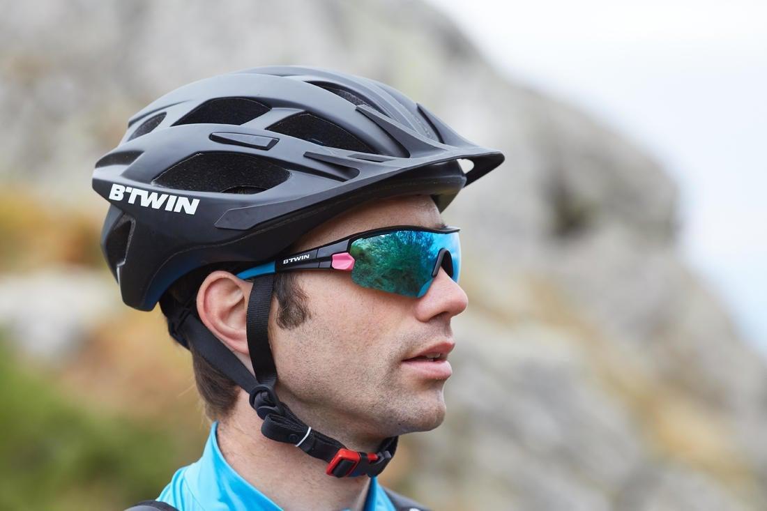 Medium  Mountain Bike Helmet 500 - Black, No Color, large image number 8