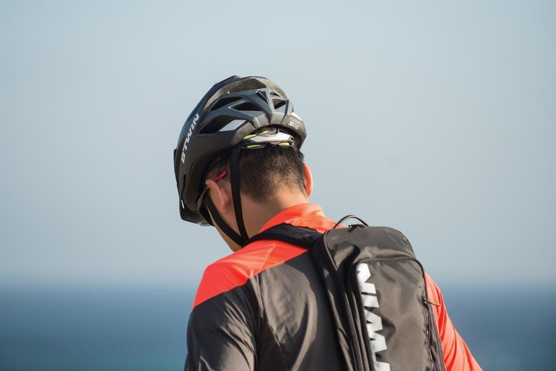 Medium  Mountain Bike Helmet 500 - Black, No Color, large image number 10