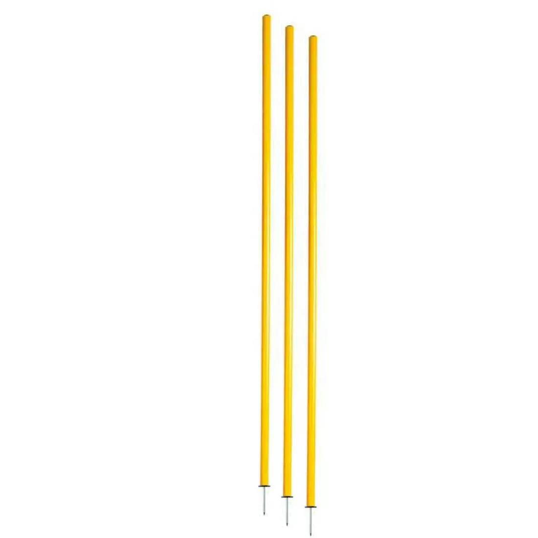 Unit Slalom Training Pack of 3 Poles, Yellow Red, No Color, large image number 0