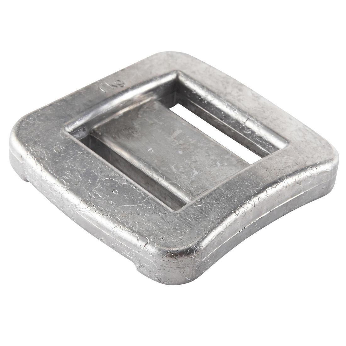 Uncoated Diving Weight For Diving / Spearfishing / Freediving, Silver, No Color, large image number 2