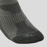 QUECHUA - EU 35-38  High Walking Socks 2 Pairs, Pewter