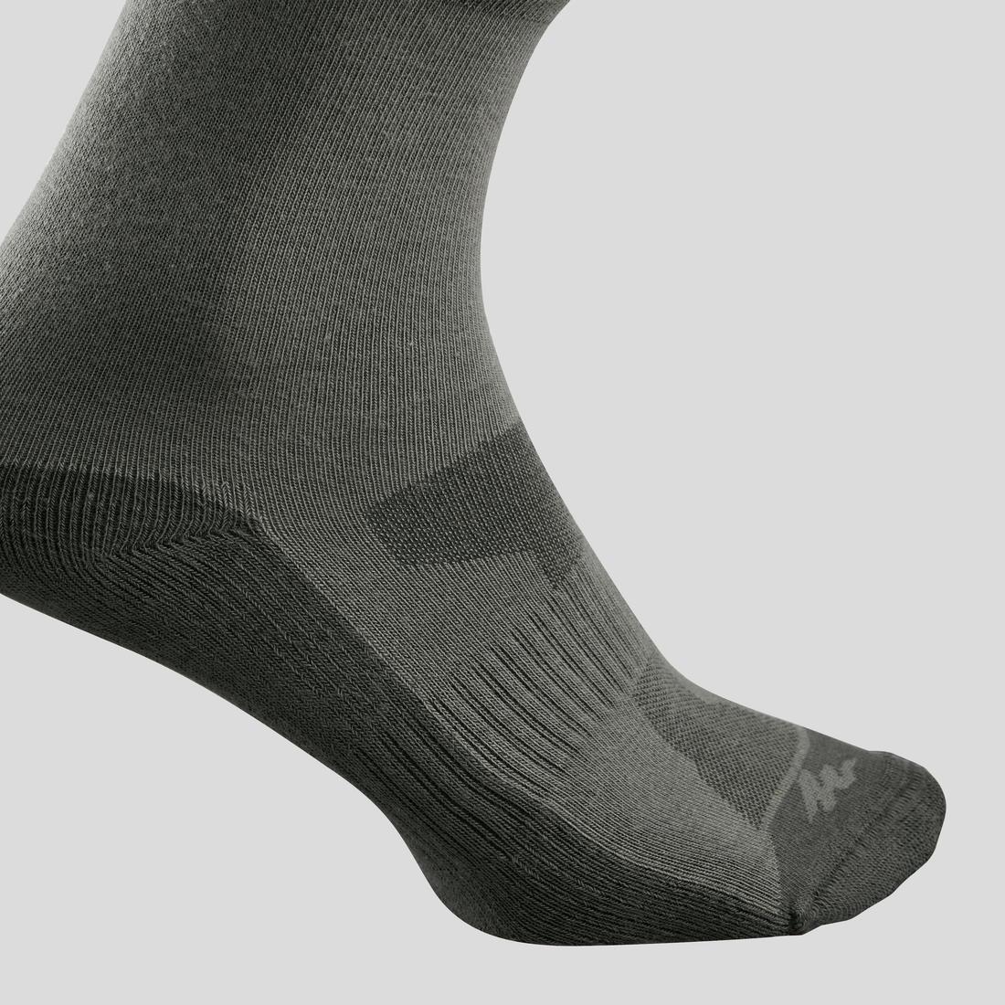 EU 35-38  High Walking Socks 2 Pairs, Pewter, , large image number 2