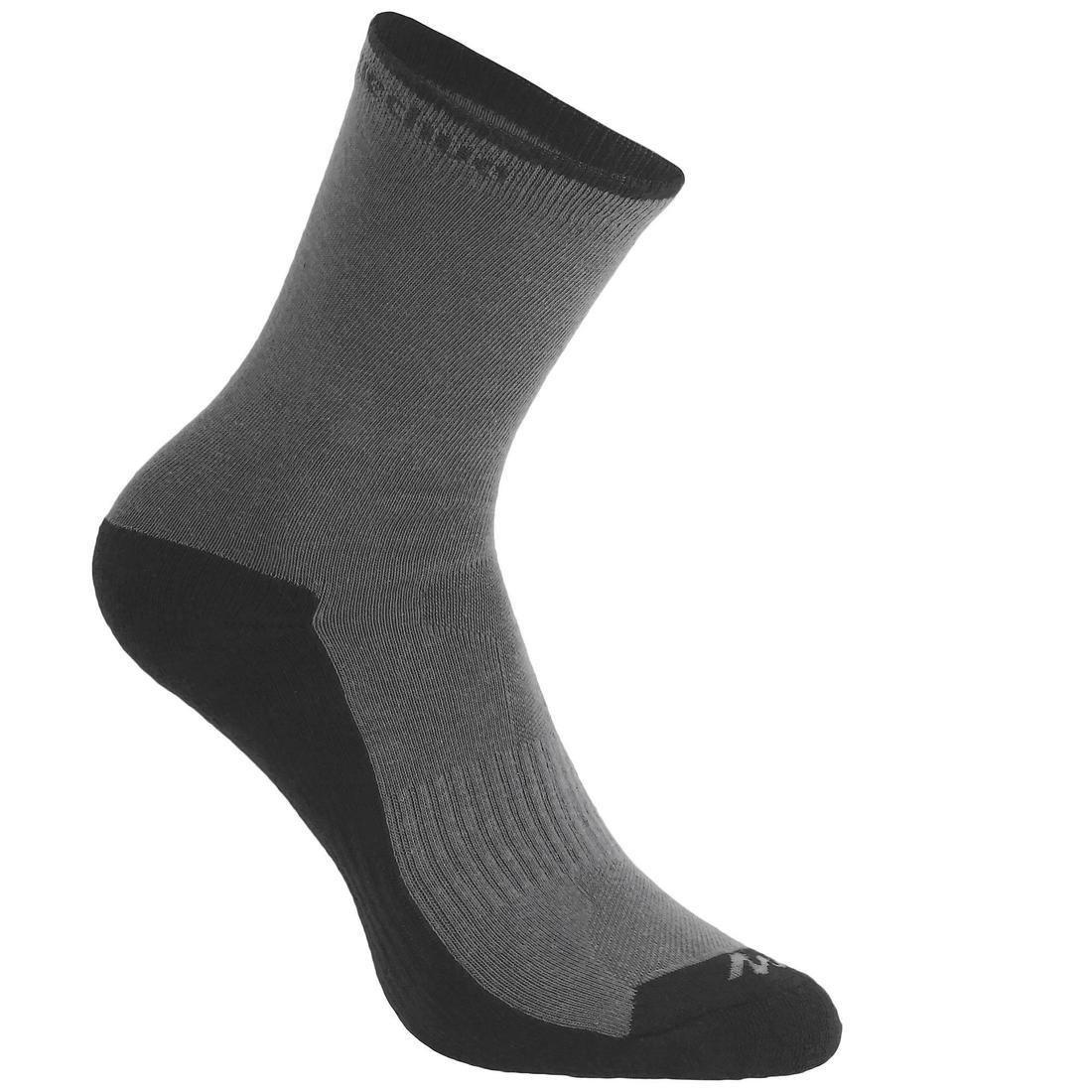EU 35-38  High Walking Socks 2 Pairs, Pewter, , large image number 12